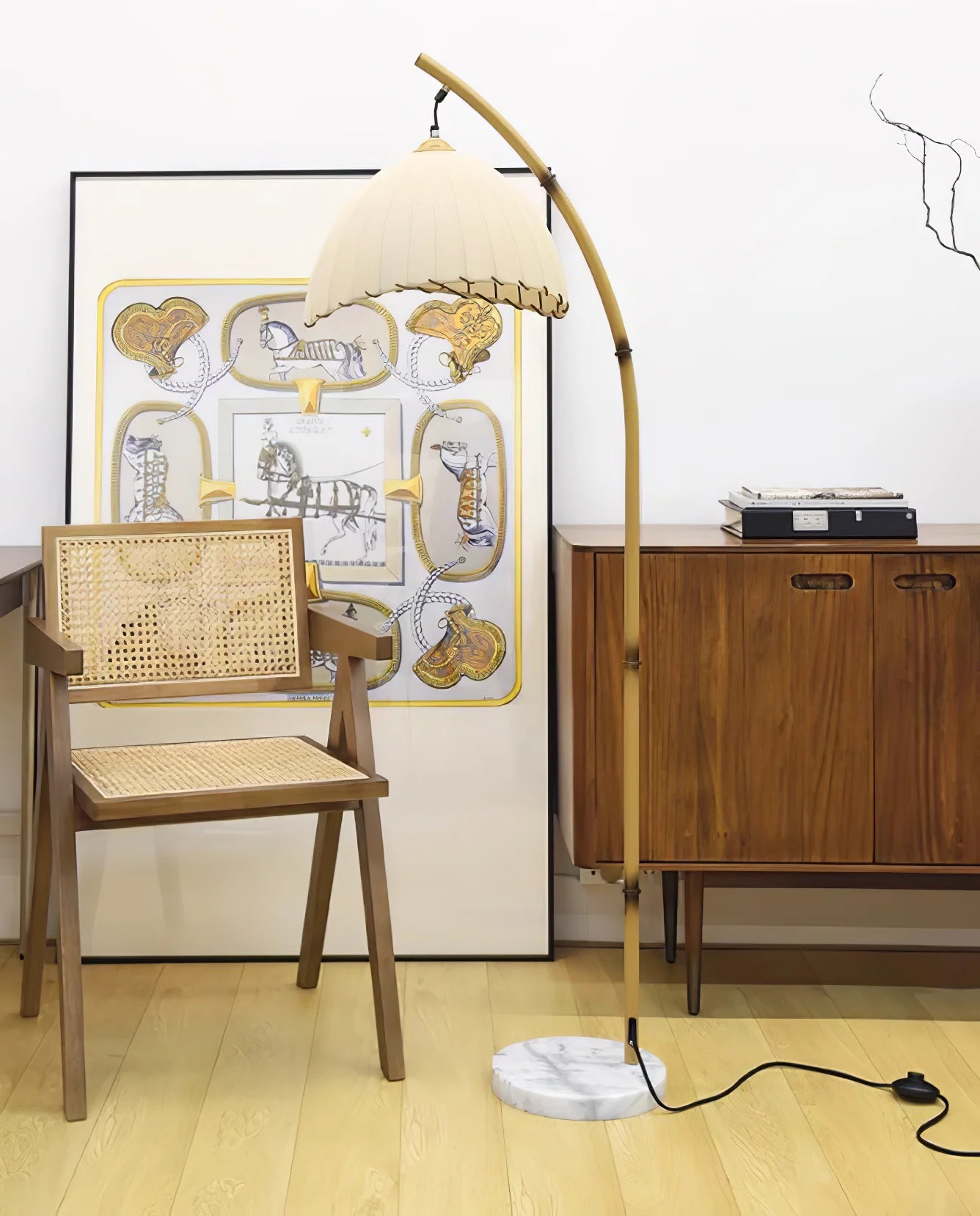 Vintage Bamboo Floor Lamp - Yiarolight