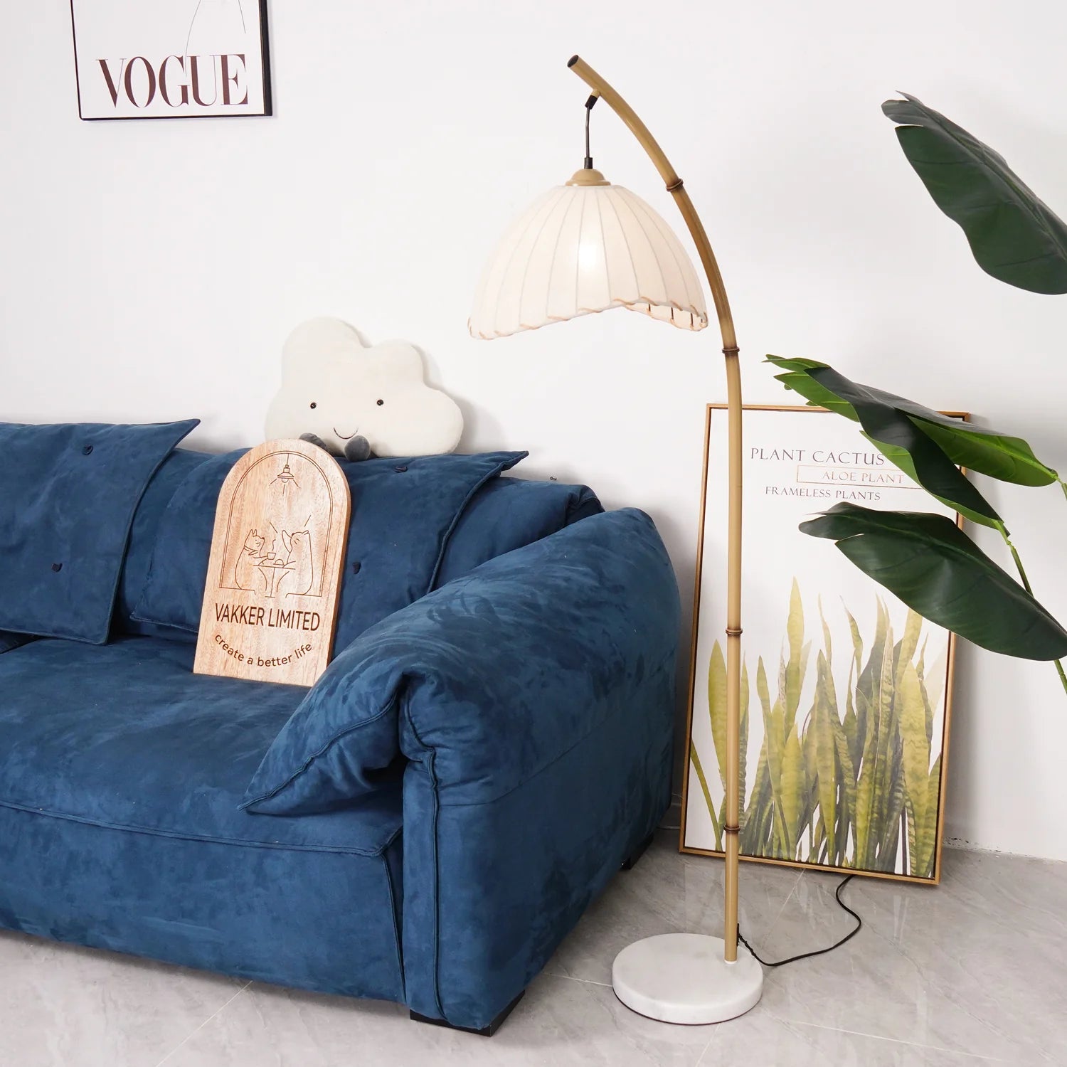 Vintage Bamboo Floor Lamp - Yiarolight