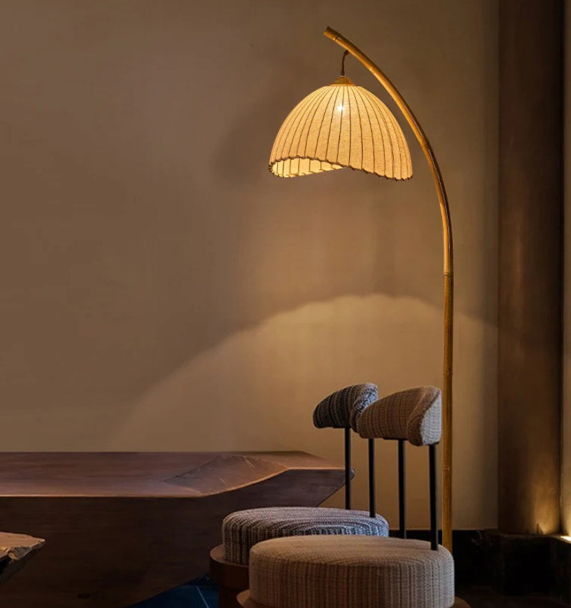 Vintage Bamboo Floor Lamp - Yiarolight