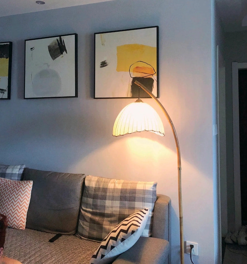 Vintage Bamboo Floor Lamp - Yiarolight