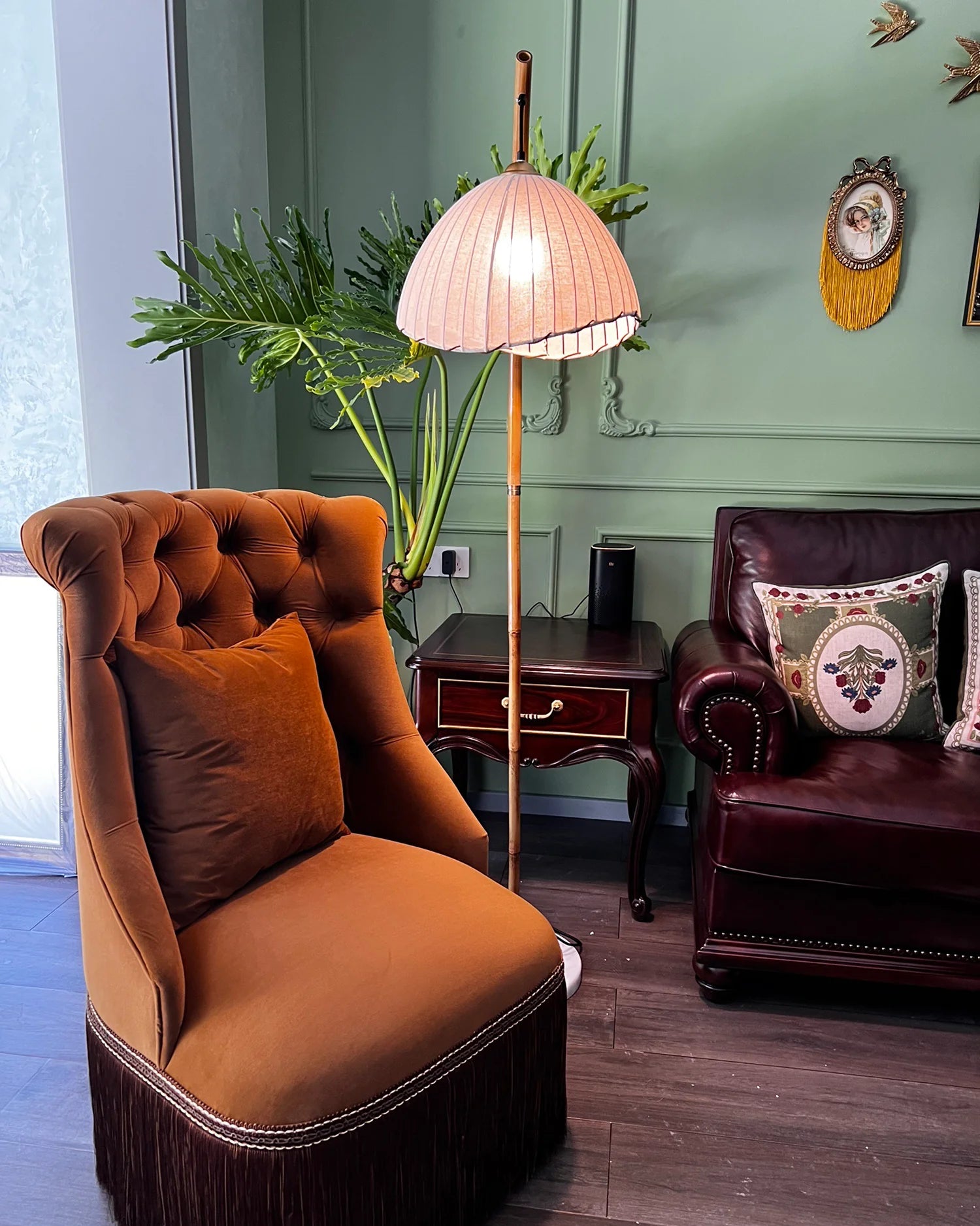 Vintage Bamboo Floor Lamp - Yiarolight
