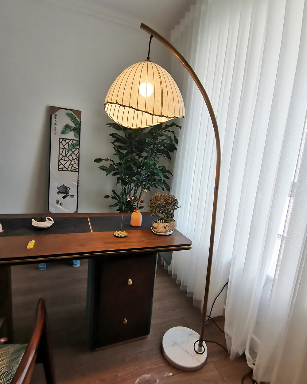 Vintage Bamboo Floor Lamp - Yiarolight
