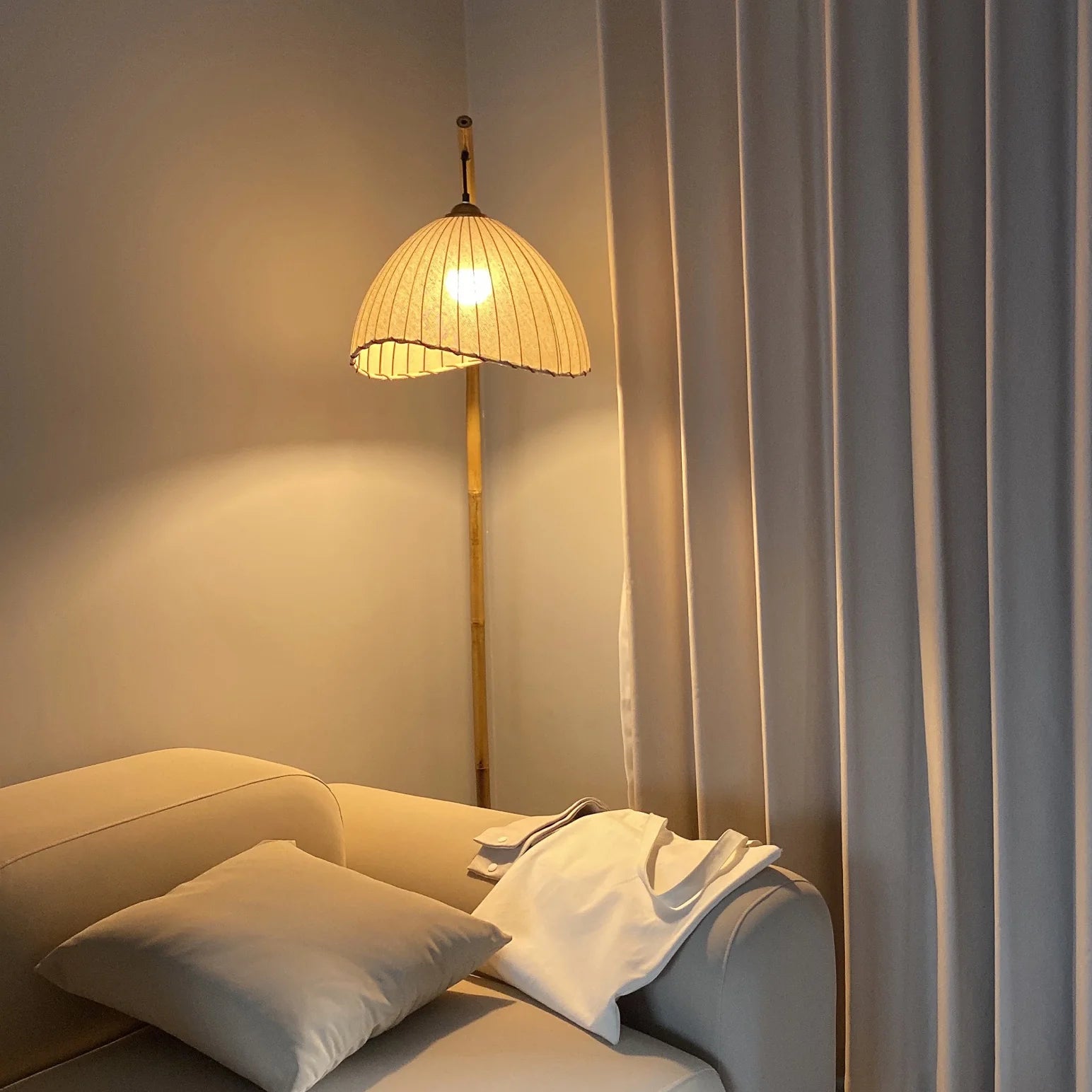 Vintage Bamboo Floor Lamp - Yiarolight