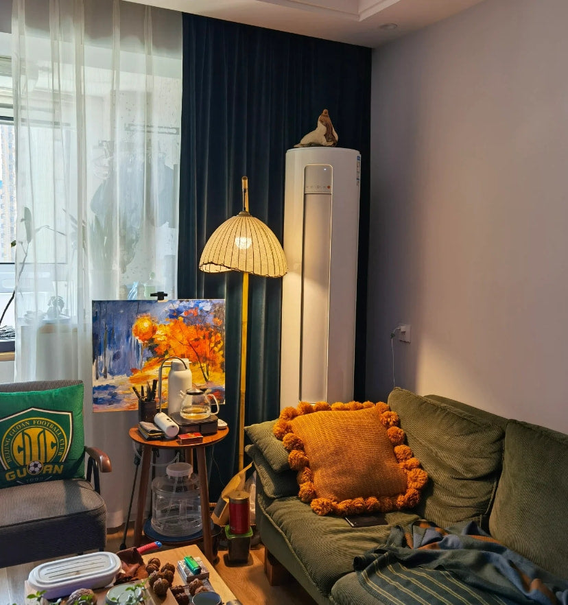 Vintage Bamboo Floor Lamp - Yiarolight