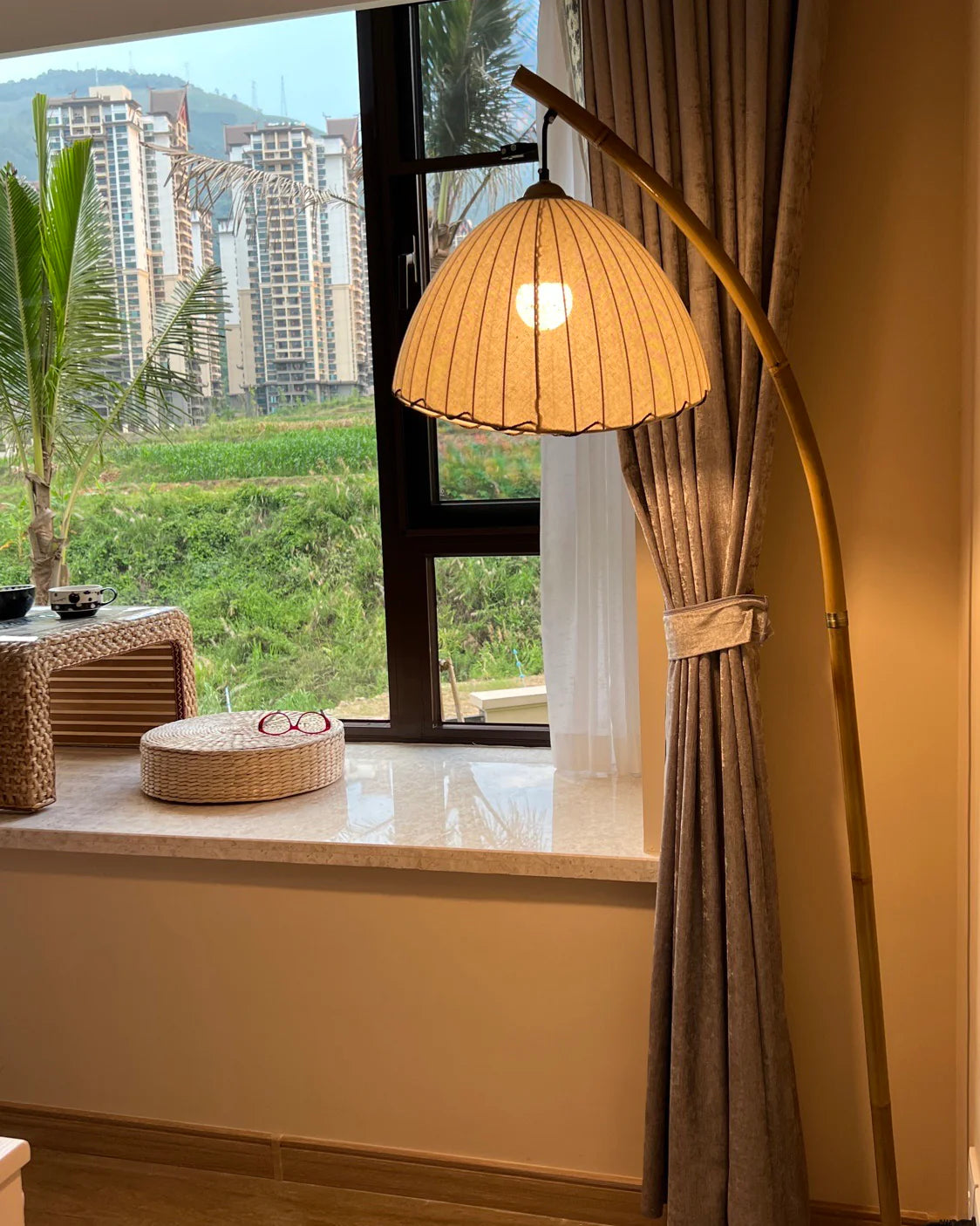 Vintage Bamboo Floor Lamp - Yiarolight