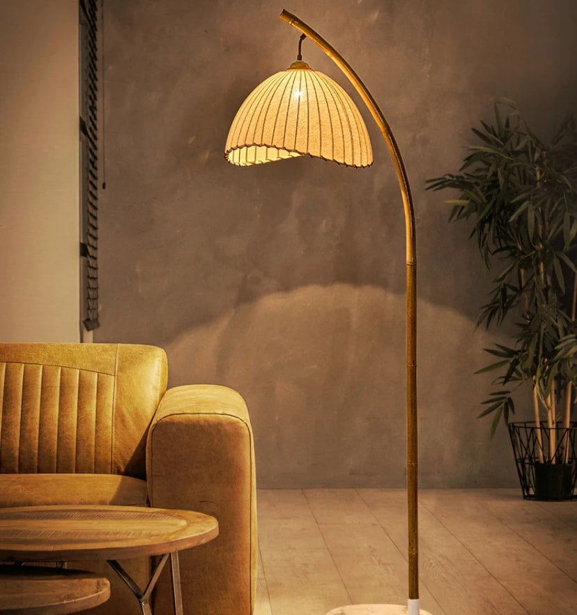 Vintage Bamboo Floor Lamp - Yiarolight