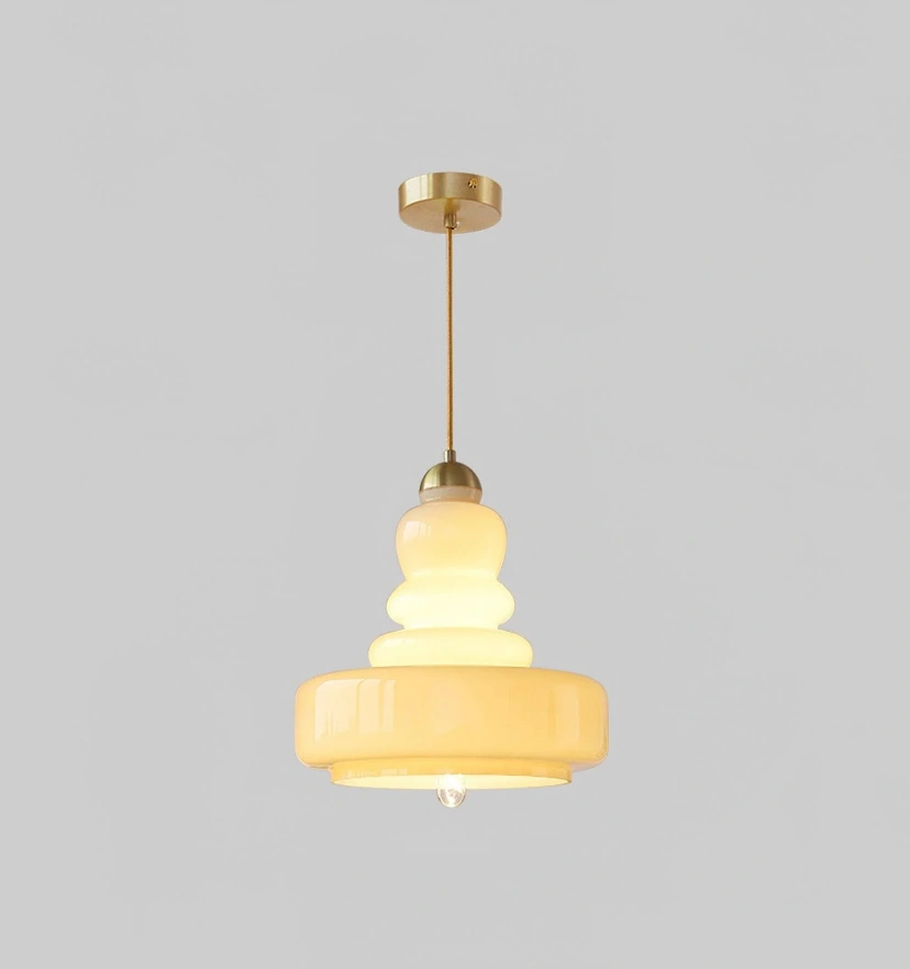 Schoolhouse Glass Pendant Light - Yiarolight