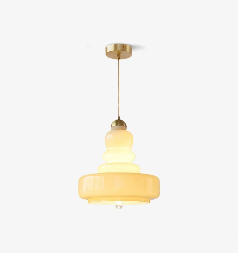 Schoolhouse Glass Pendant Light - Yiarolight