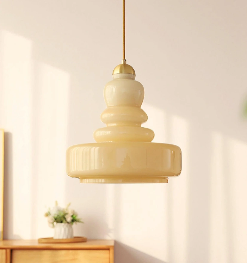 Schoolhouse Glass Pendant Light - Yiarolight