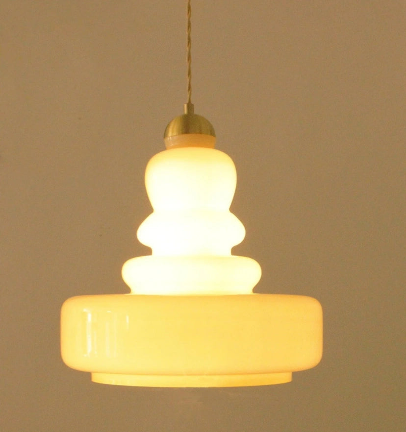 Schoolhouse Glass Pendant Light - Yiarolight