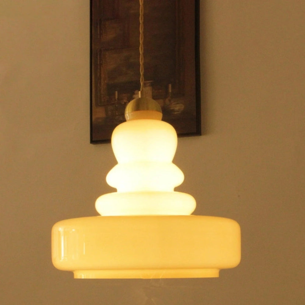 Schoolhouse Glass Pendant Light - Yiarolight