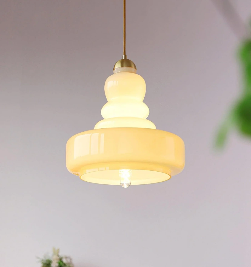 Schoolhouse Glass Pendant Light - Yiarolight