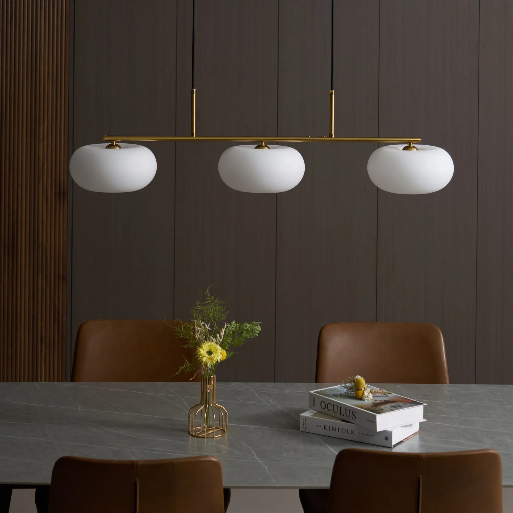 Sculptural Pendant Light
