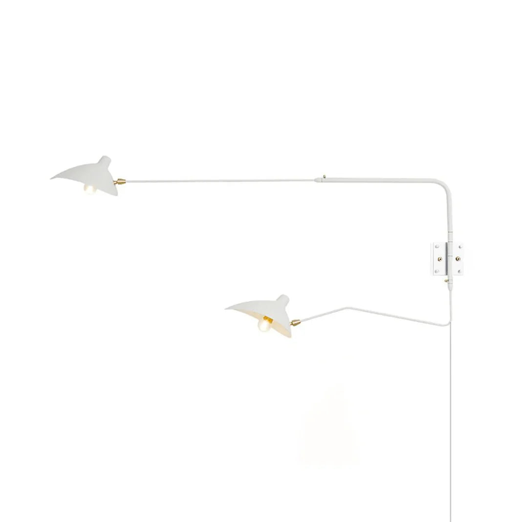 Serge Mouille Plug-in Wall Sconce - Yiarolight