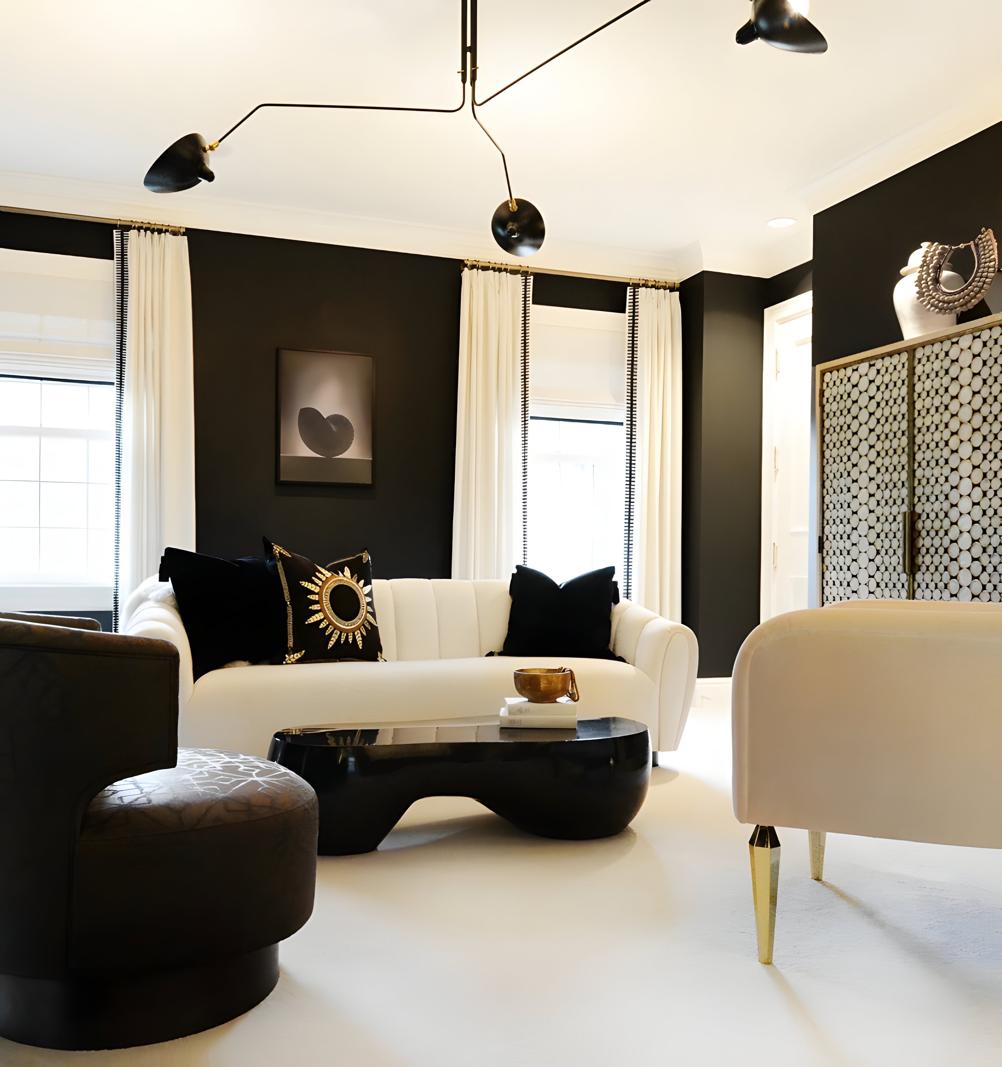 Serge Mouille Ceiling Light - Yiarolight