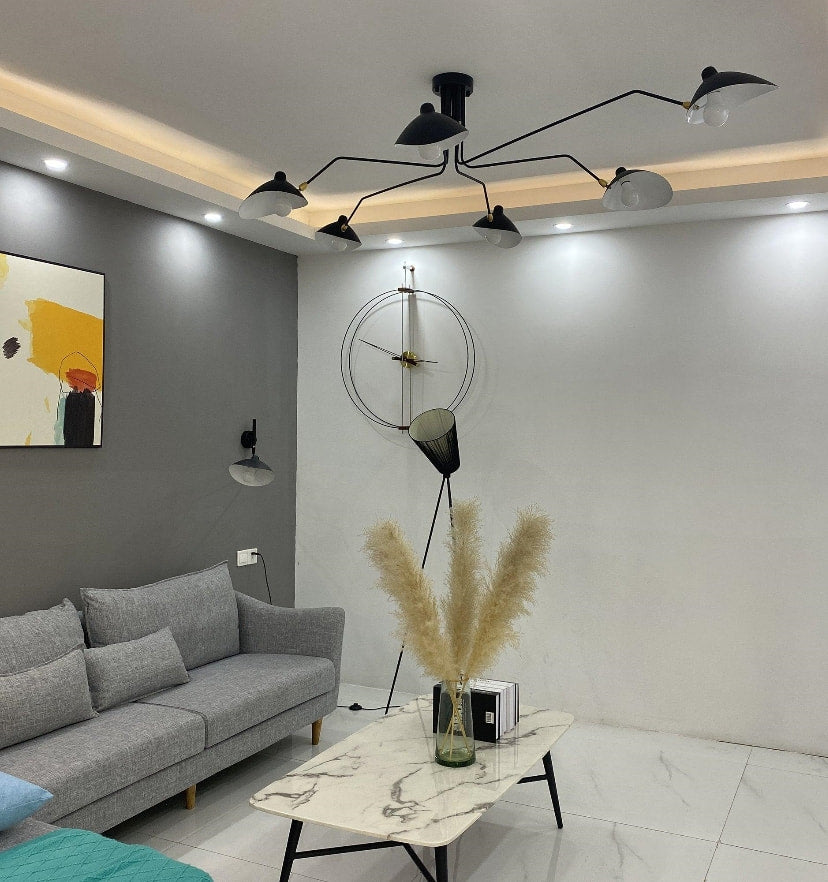 Serge Mouille Ceiling Light - Yiarolight