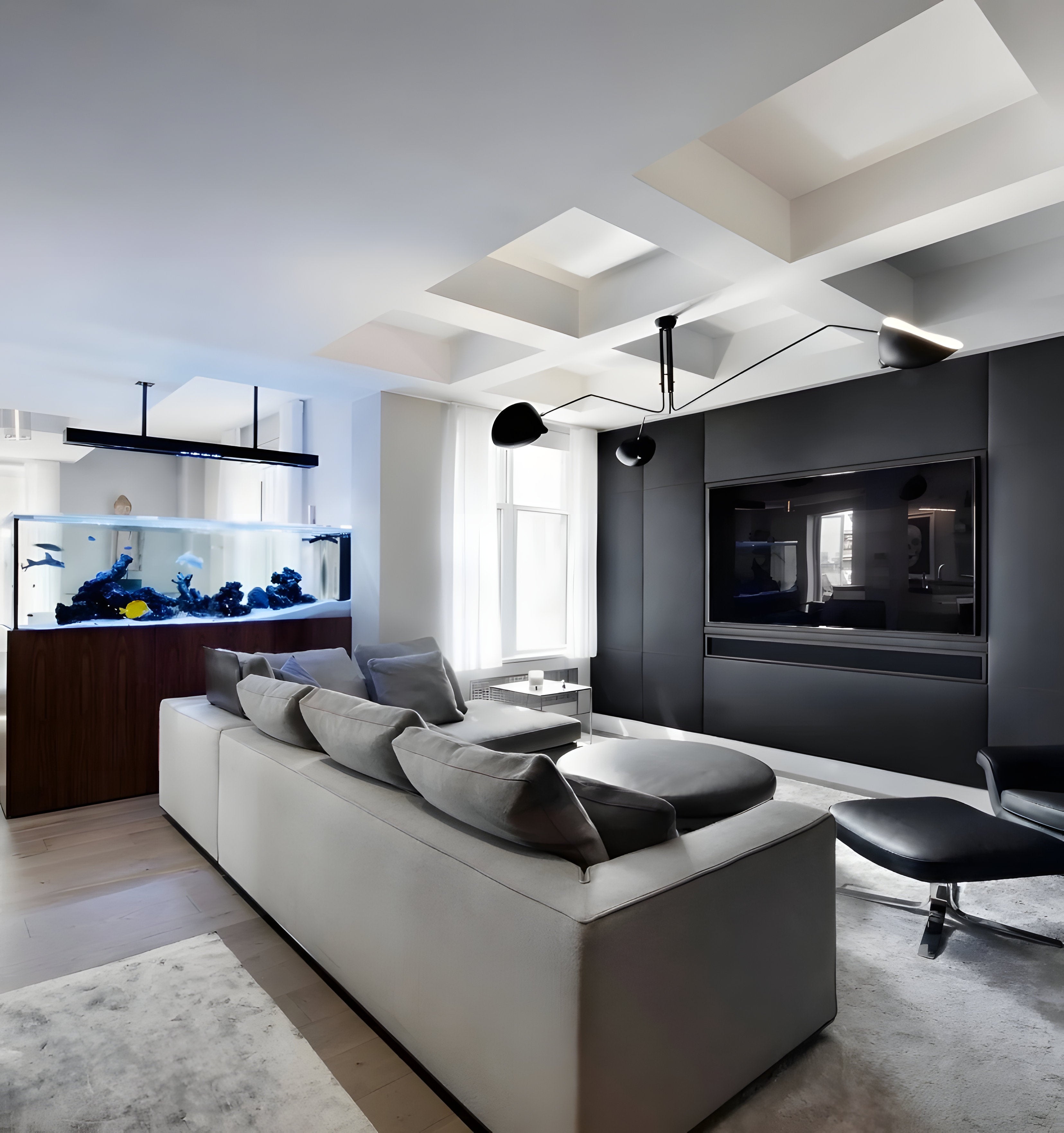 Serge Mouille Ceiling Light - Yiarolight