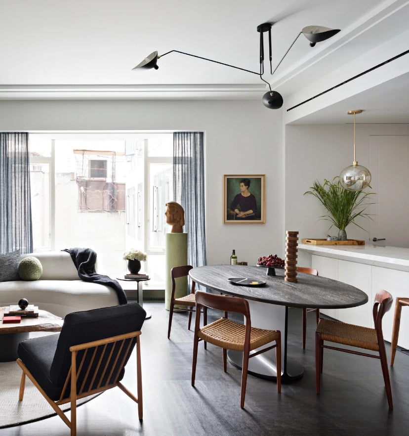 Serge Mouille Ceiling Light - Yiarolight
