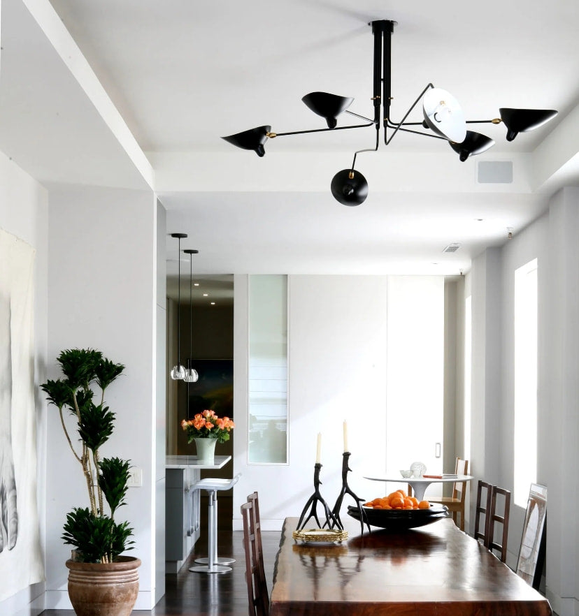 Serge Mouille Ceiling Light - Yiarolight