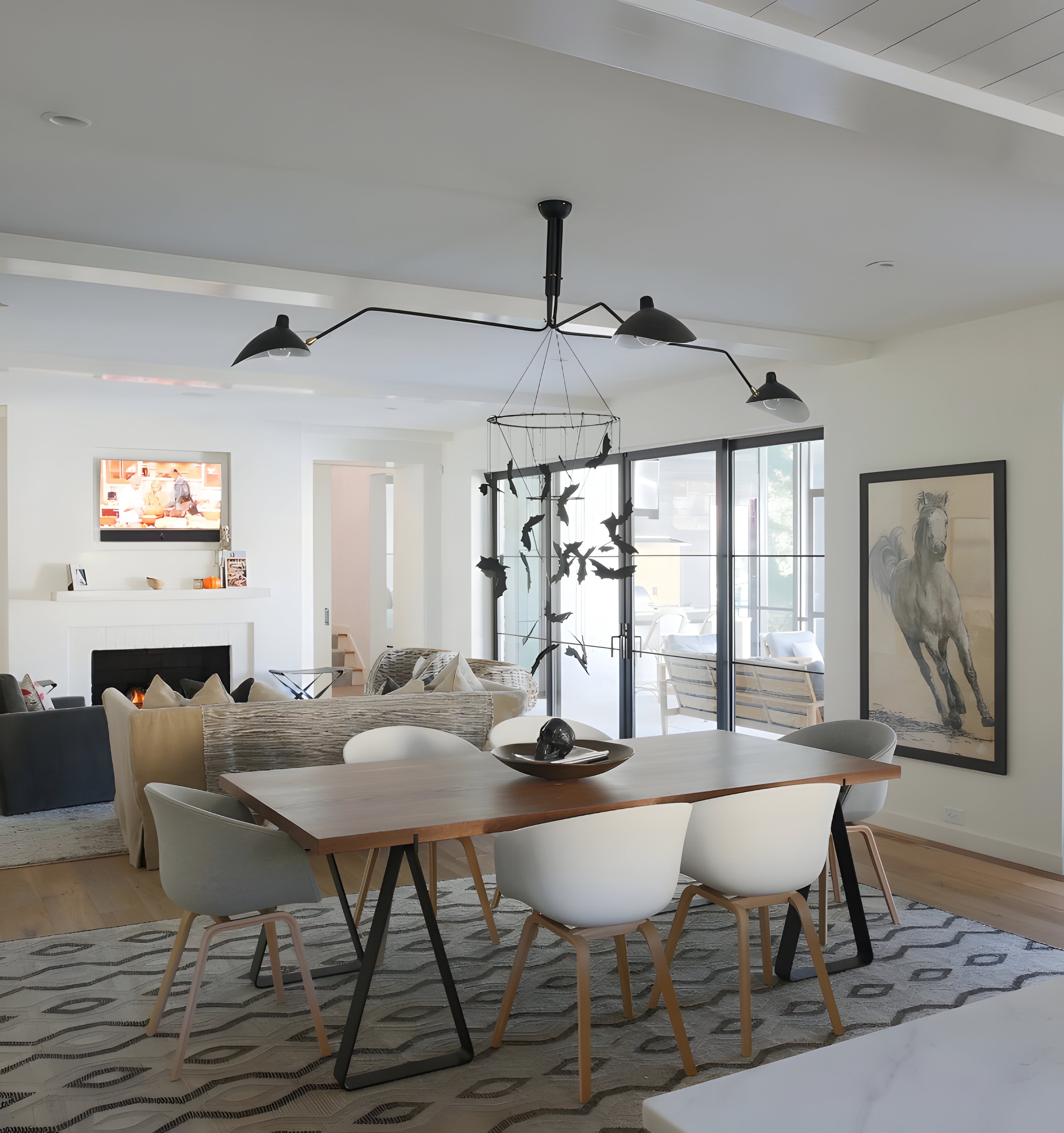 Serge Mouille Ceiling Light - Yiarolight