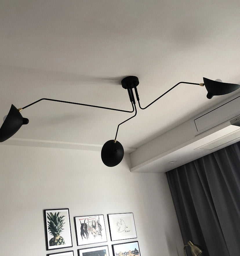 Serge Mouille Ceiling Light - Yiarolight