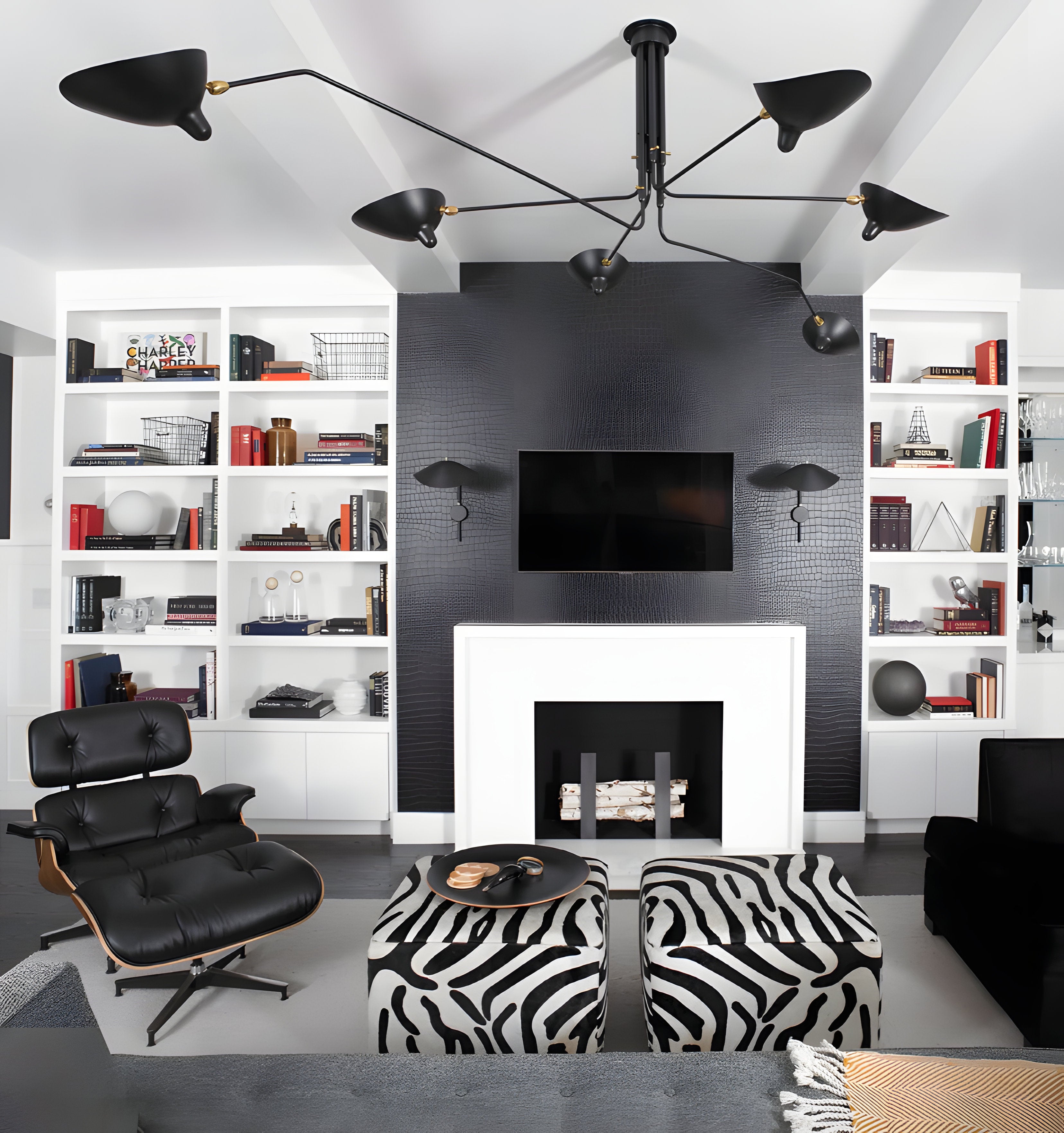 Serge Mouille Ceiling Light - Yiarolight