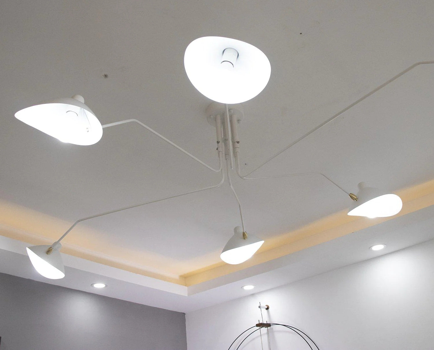Serge Mouille Ceiling Light - Yiarolight