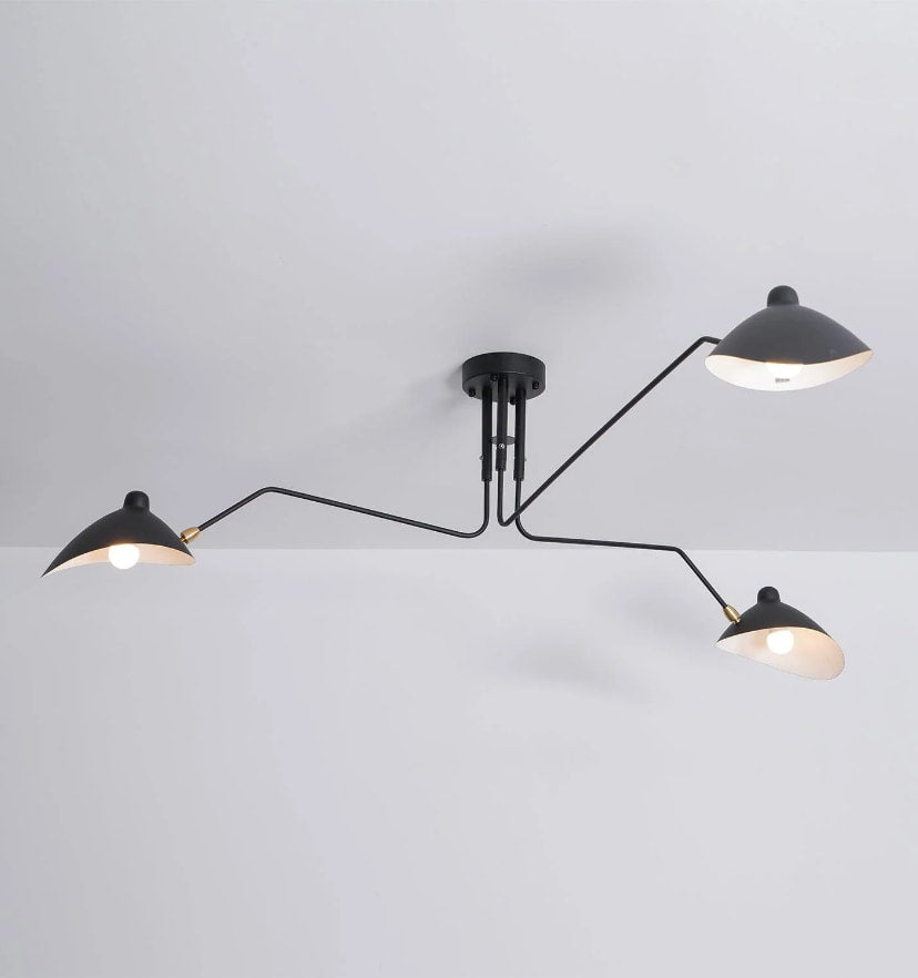 Serge Mouille Ceiling Light - Yiarolight