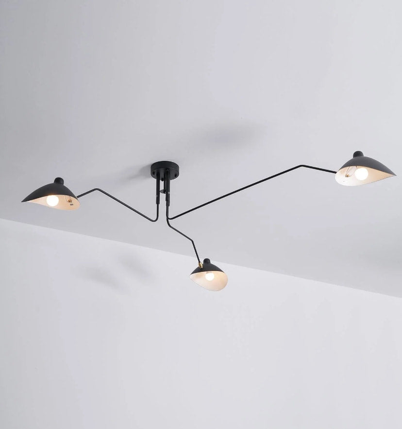 Serge Mouille Ceiling Light - Yiarolight