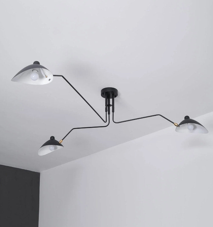 Serge Mouille Ceiling Light - Yiarolight