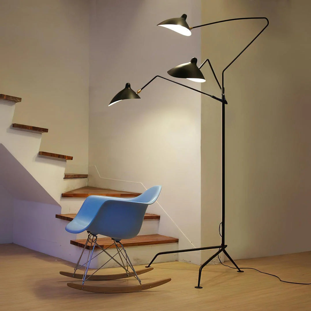 Serge Mouille Floor Lamp - Yiarolight