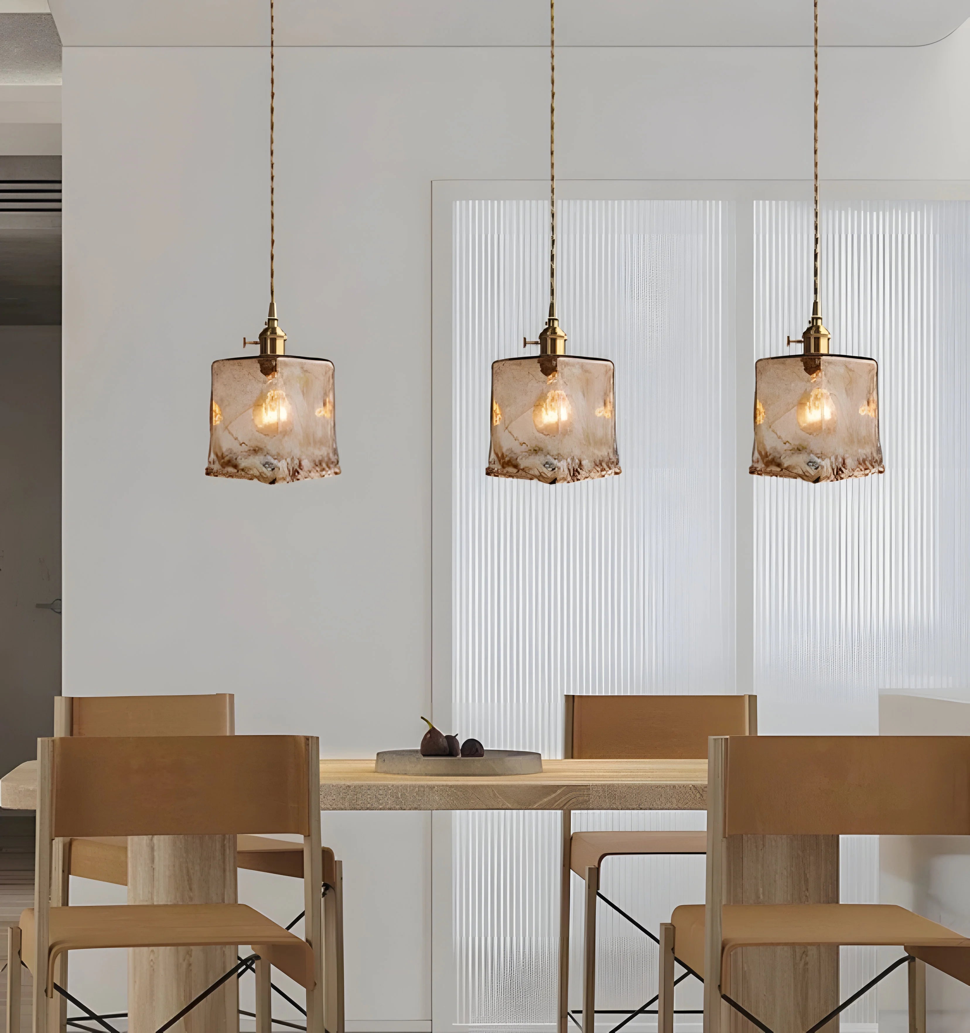 Sergia Glass Pendant Light - Auraolight