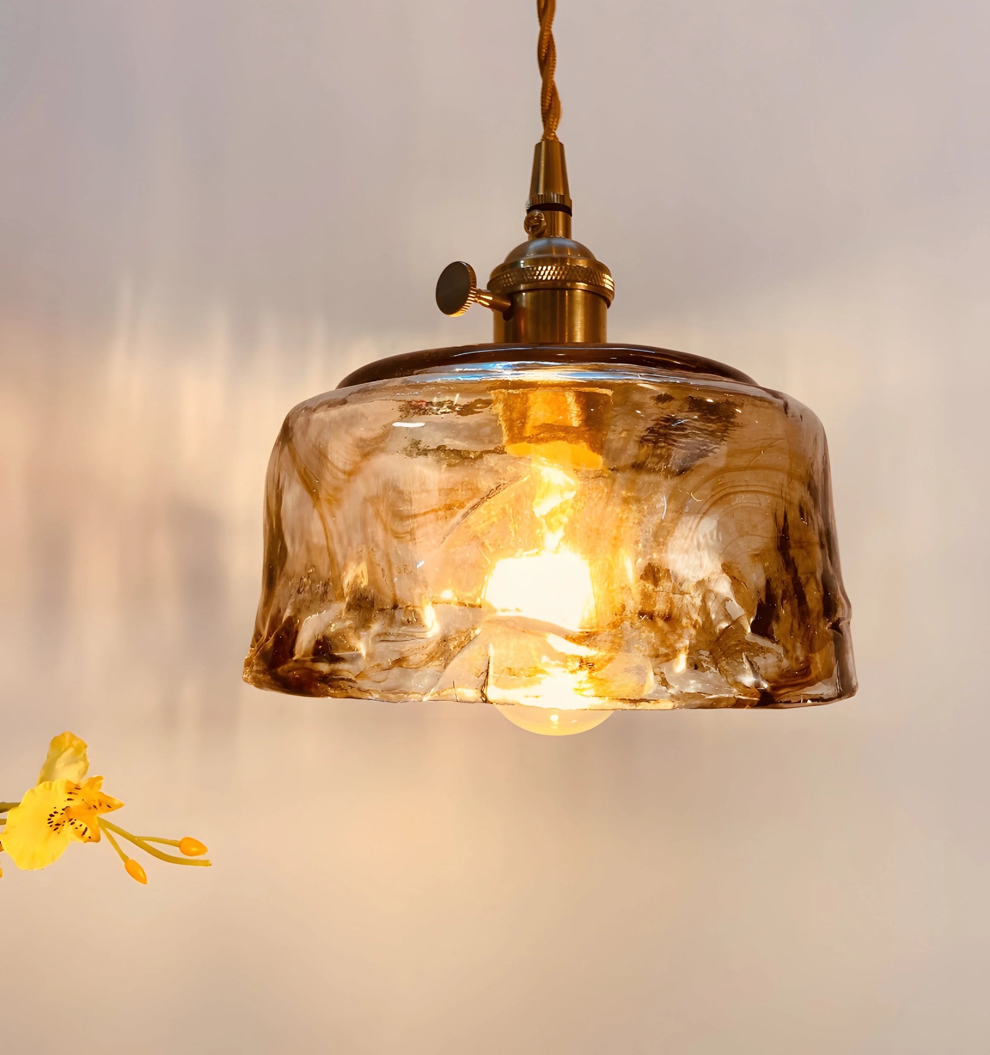 Sergia Glass Pendant Light - Auraolight