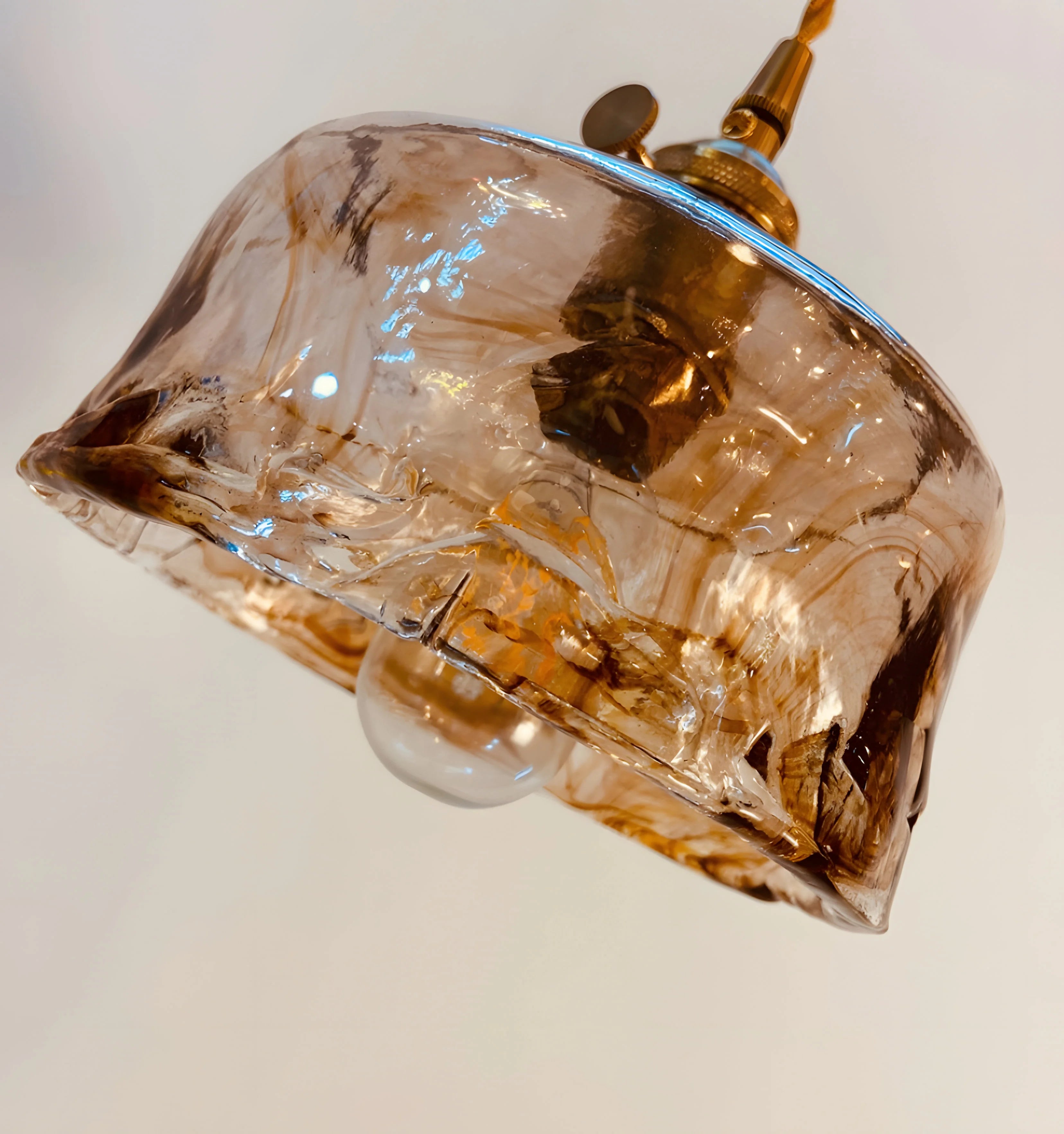 Sergia Glass Pendant Light - Auraolight