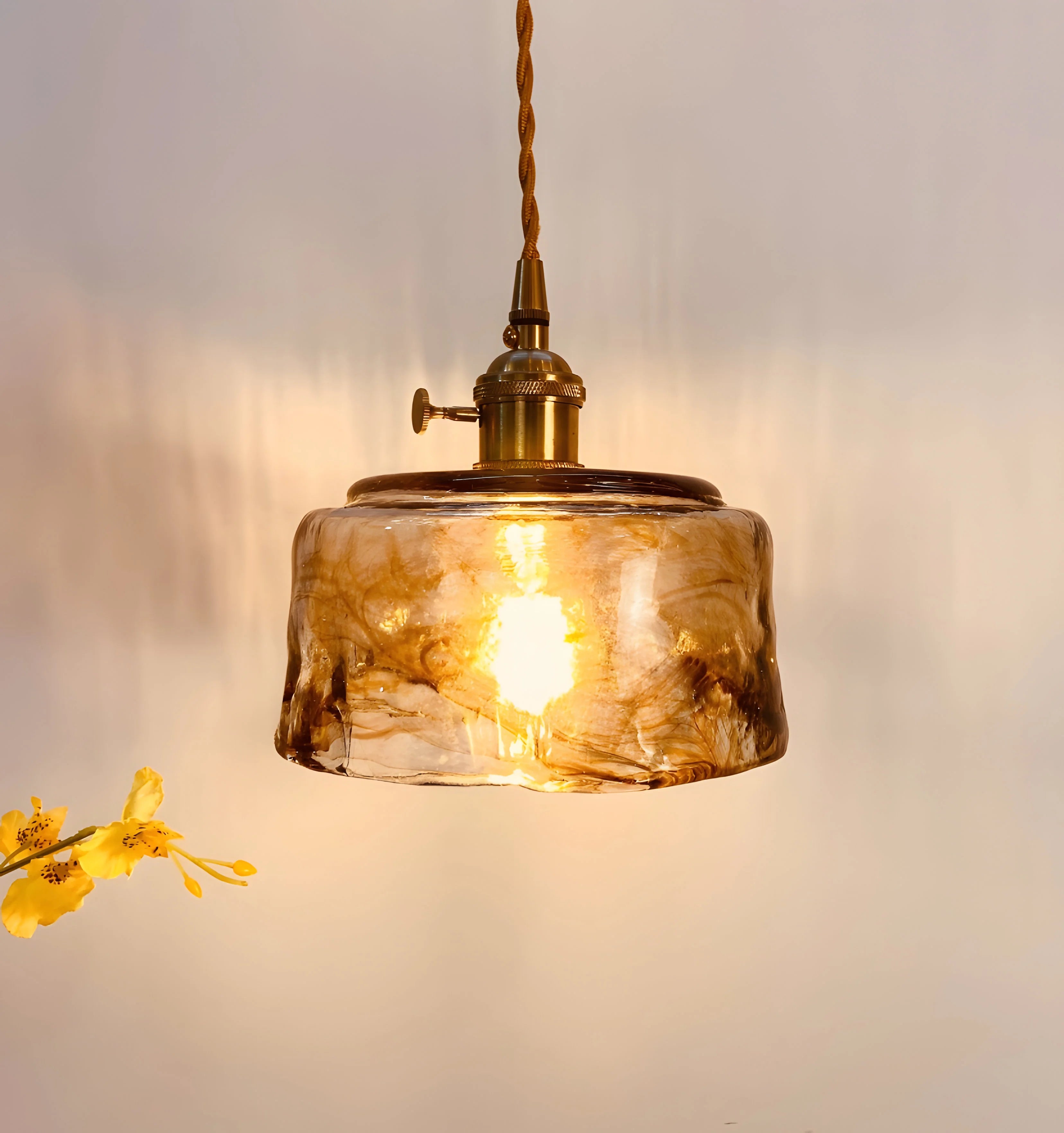Sergia Glass Pendant Light - Auraolight