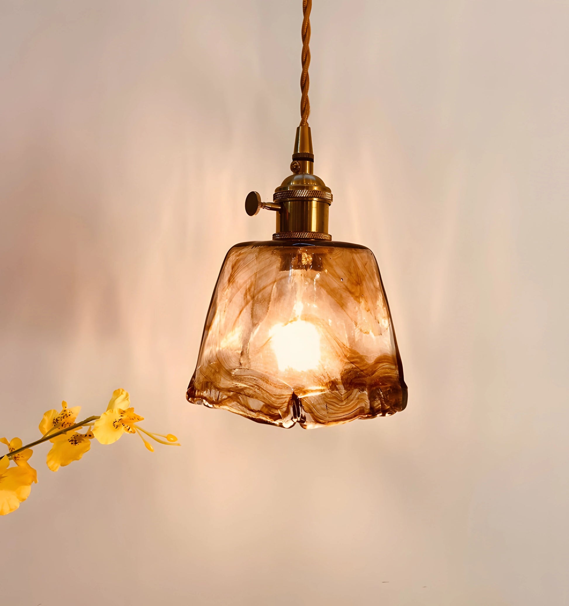 Sergia Glass Pendant Light - Auraolight