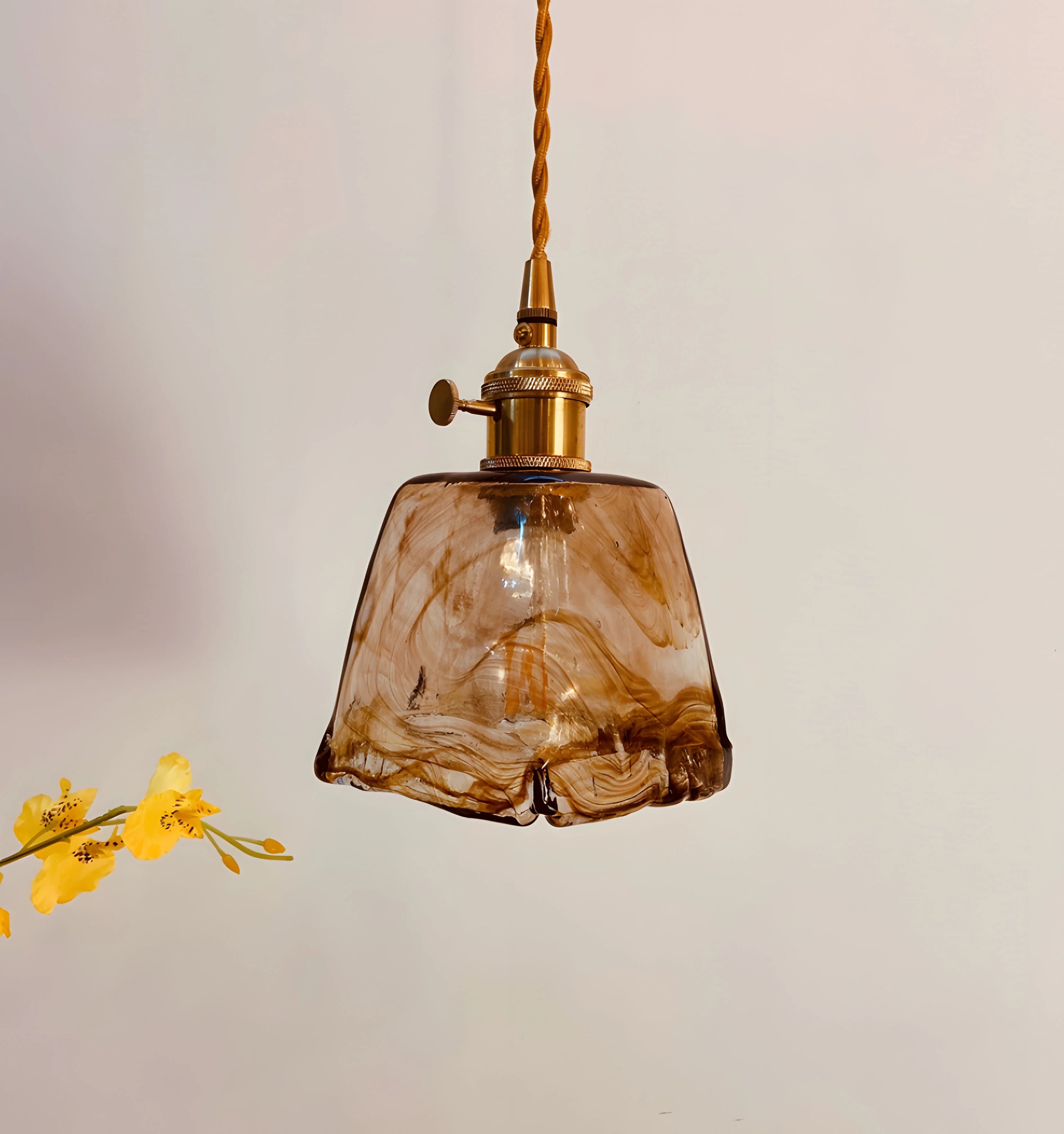 Sergia Glass Pendant Light - Auraolight