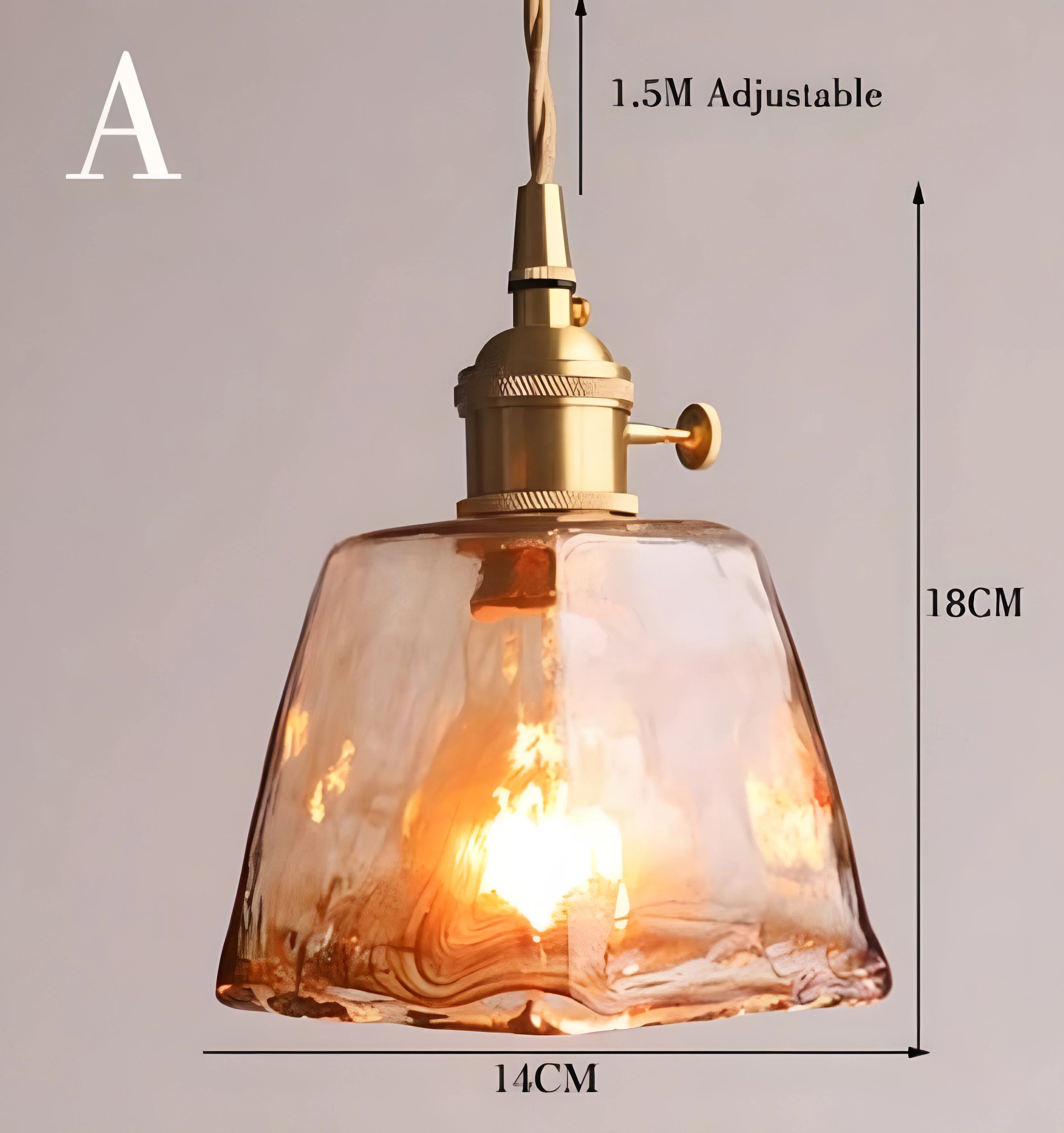 Sergia Glass Pendant Light - Auraolight