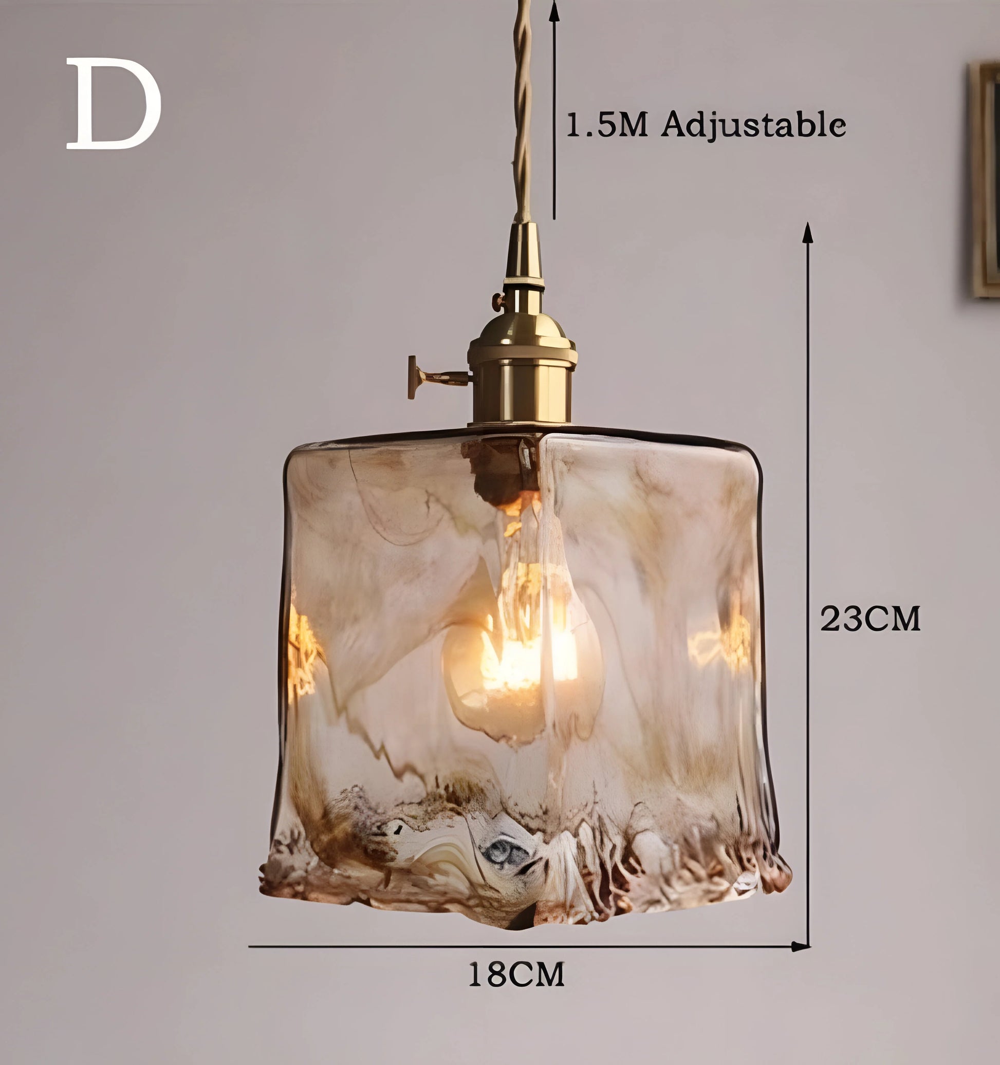 Sergia Glass Pendant Light - Auraolight