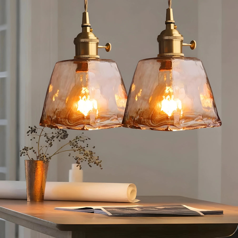 Sergia Glass Pendant Light - Auraolight
