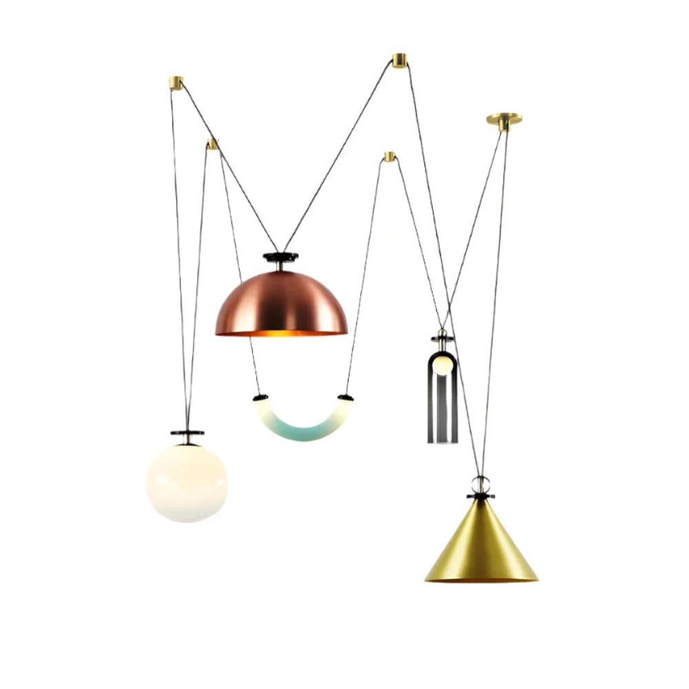 Geometric Shape Art Modern Chandelier - Yiarolight