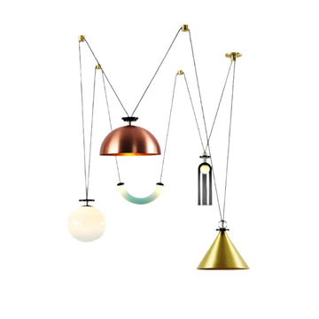 Geometric Shape Art Modern Chandelier - Yiarolight