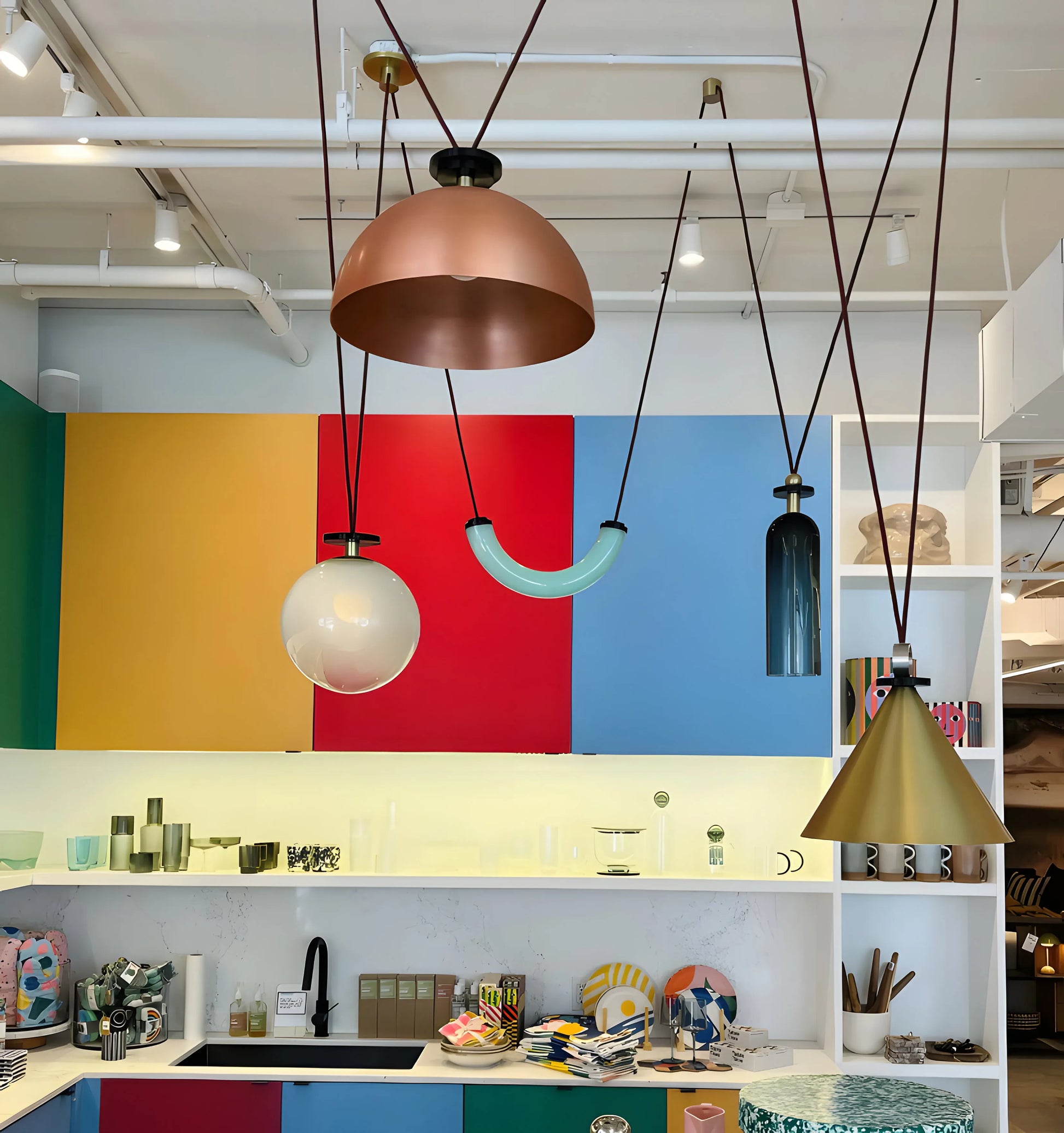 Geometric Shape Art Modern Chandelier - Yiarolight