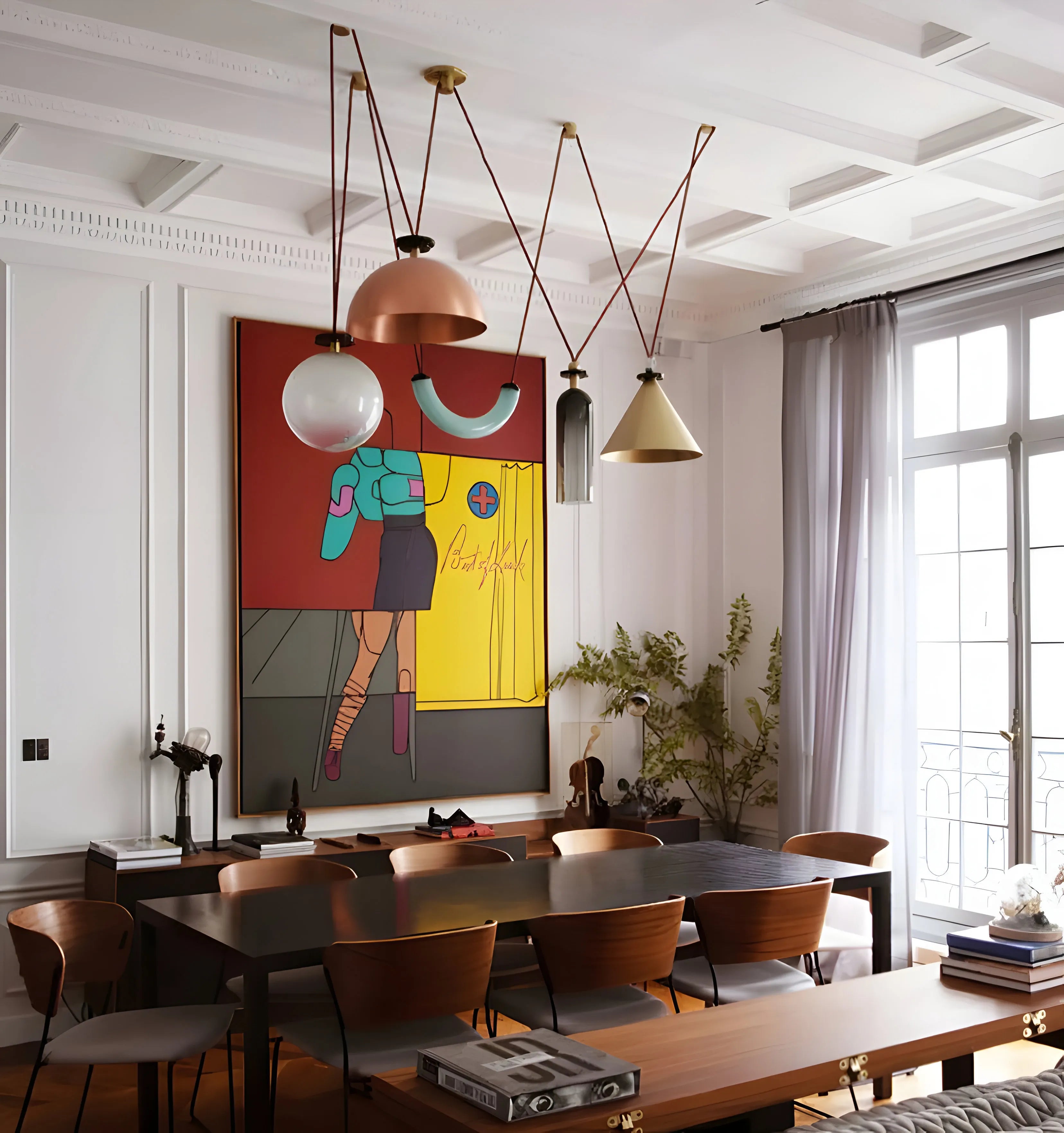 Geometric Shape Art Modern Chandelier - Yiarolight
