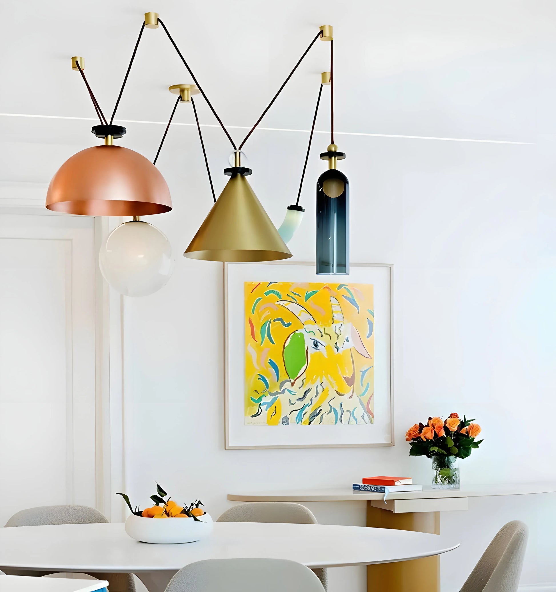 Geometric Shape Art Modern Chandelier - Yiarolight