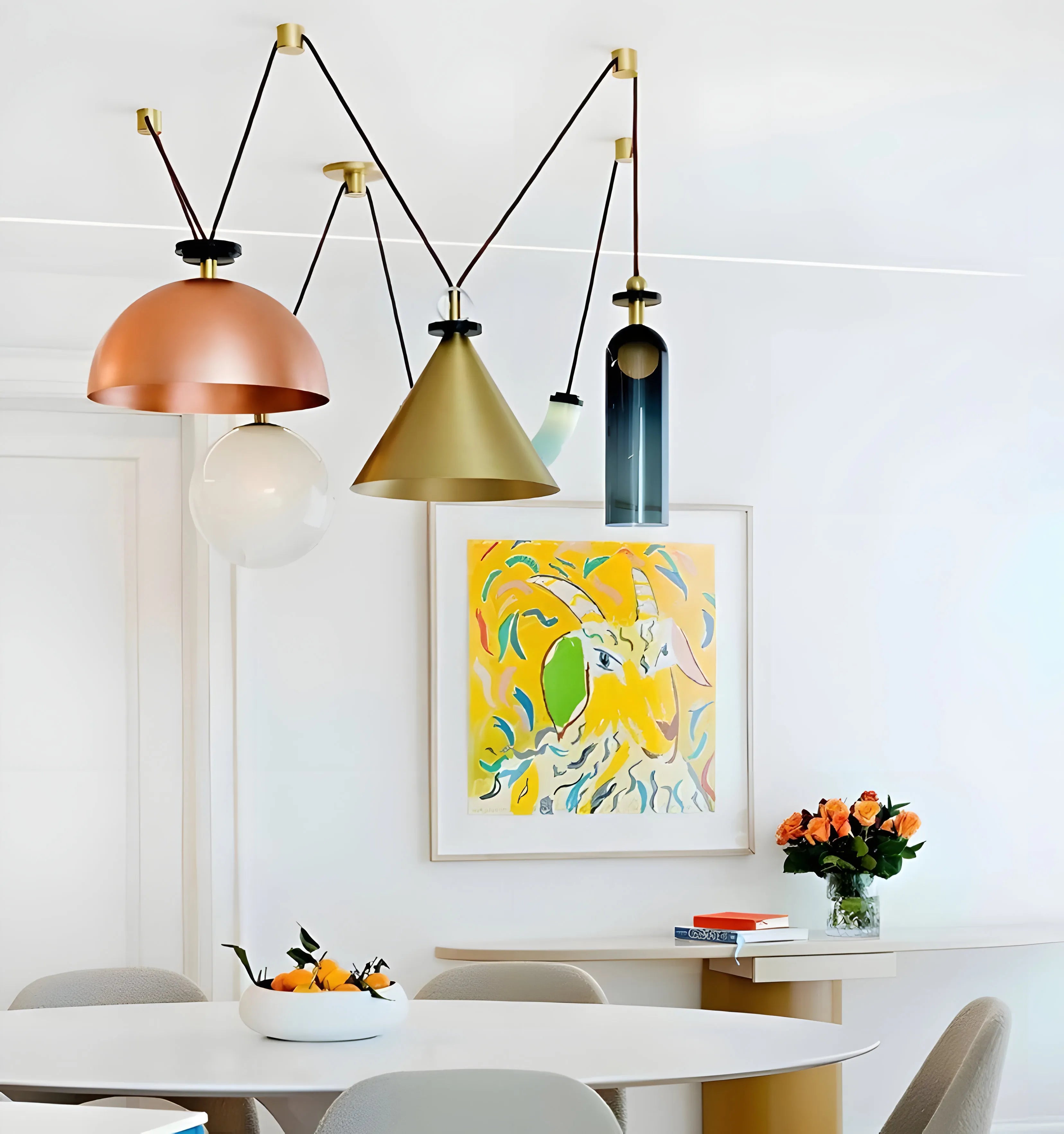 Geometric Shape Art Modern Chandelier - Yiarolight