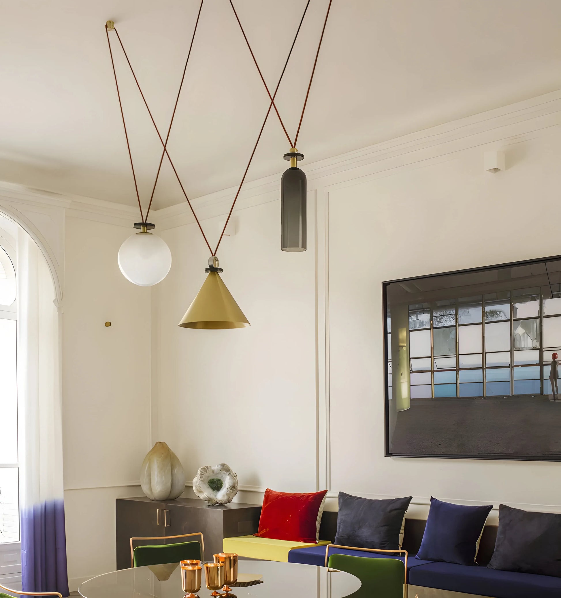 Geometric Shape Art Modern Chandelier - Yiarolight