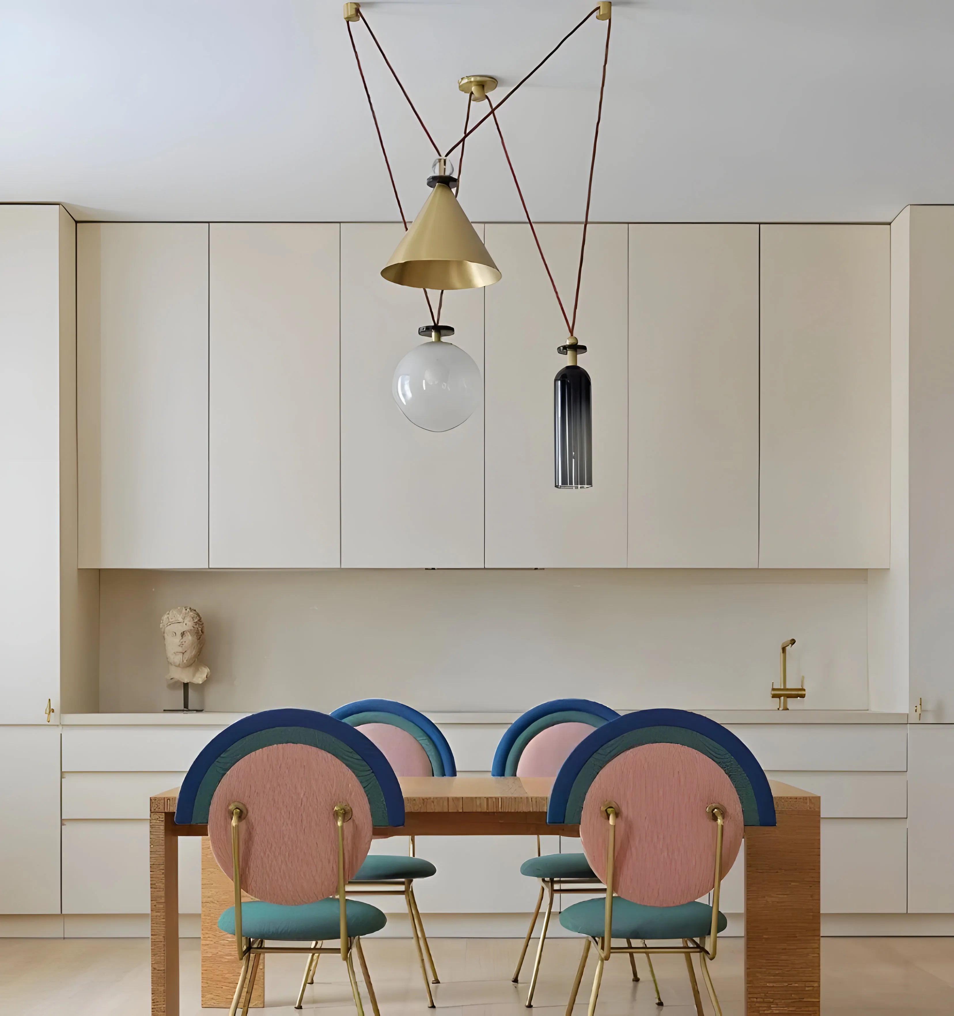 Geometric Shape Art Modern Chandelier - Yiarolight