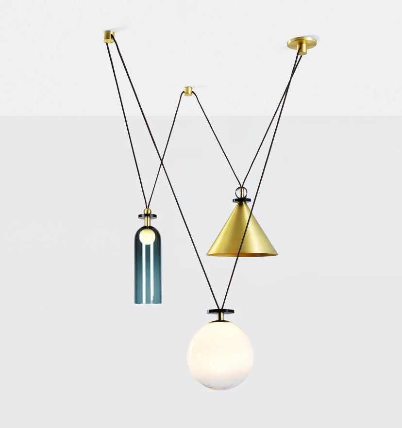 Geometric Shape Art Modern Chandelier - Yiarolight