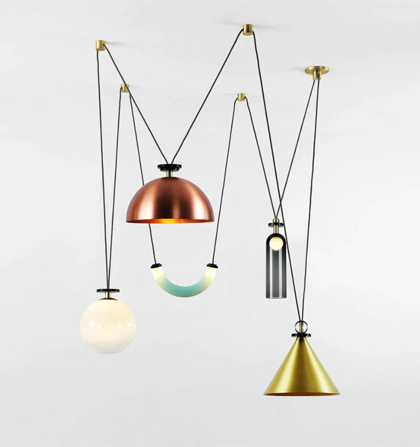 Geometric Shape Art Modern Chandelier - Yiarolight